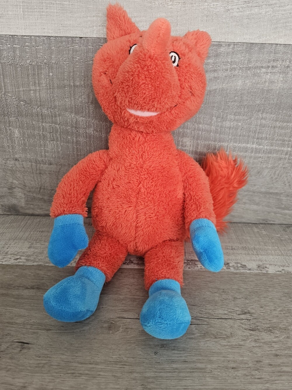 Dr. Seuss Fox In Sox 18" Red Plush Soft Blue Socks Stuffed Animal Kohls Cares